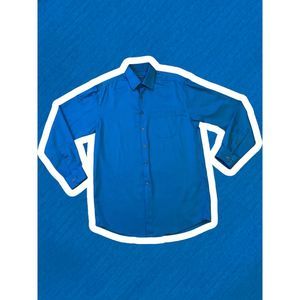 Perry Ellis Portfolio Blue Classic Wrinkle Free Dress Shirt Men’s 15 1/2 34/35